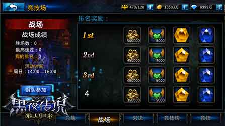 手游PK新纪元 《黑夜传说》PVP系统大变革