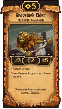　　卷轴scrolls卡牌Gravelock Elder中文资料