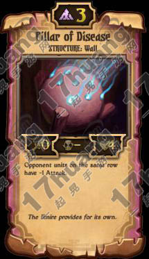 卷轴scrolls卡牌Pillar of Disease
