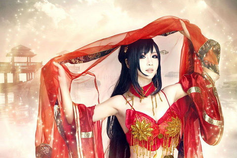 猜猜她是谁《墨之刃》邀美女coser代言