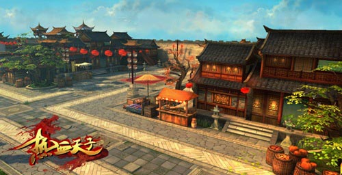 实时动态反射 《热血天子》唯美原画赏析