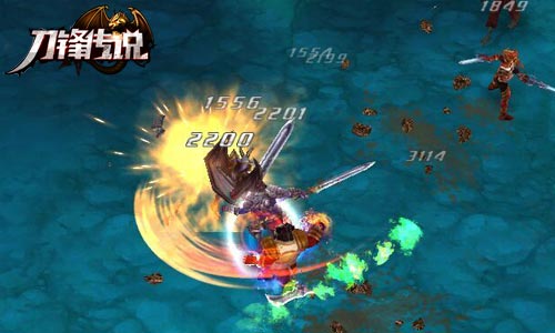 格斗手游被颠覆《刀锋传说》人气火爆急增新服