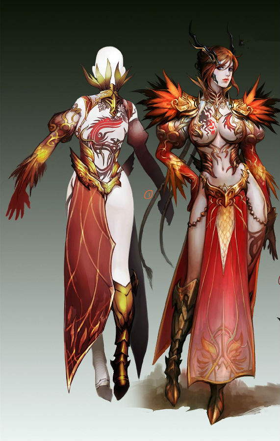 《罪恶之城》一大波女法师原画流出 画面太劲爆