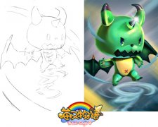 《喵又物语》精美原画大曝光—绿龙