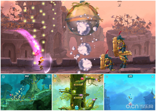 当乐评测安卓游戏《雷曼大冒险》幽默机智大考