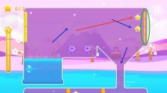 《小鱼飞飞》落樱山谷第86关三星金鱼通关攻略