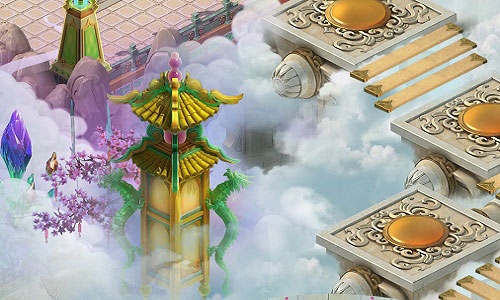 九天仙境美到醉 《天天爱仙侠》超清原画流出​