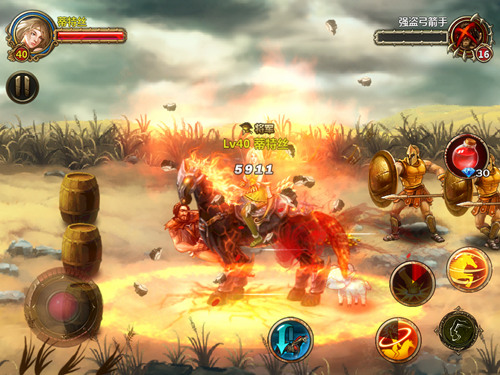 骑战+格斗 《全民骑战》酷炫战斗画面首曝