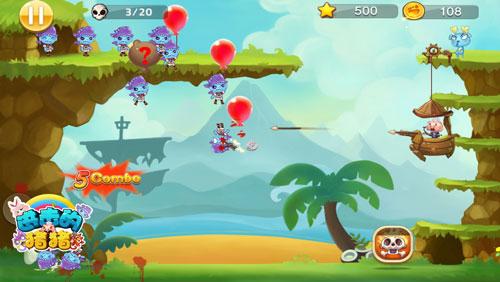 萌系iOS射击新游《进击的猪猪》上架