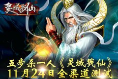  五步杀一人《灵域戮仙》11月24日全渠道测试 