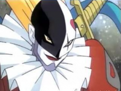  究极数码暴龙中四大天王 温柔残忍的小丑皇 