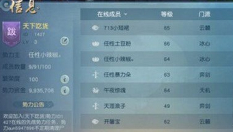 天下手游势力详解攻略论拥有其的好处