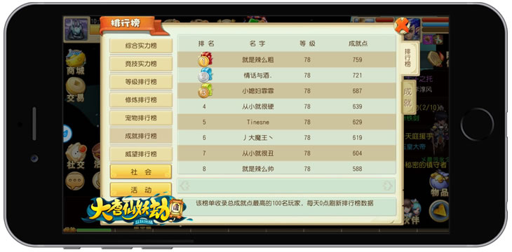 个人传奇记录《大唐仙妖劫》成就系统解析