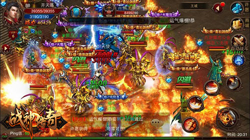 千人攻城万人团 《战神传奇》GVG玩法评测